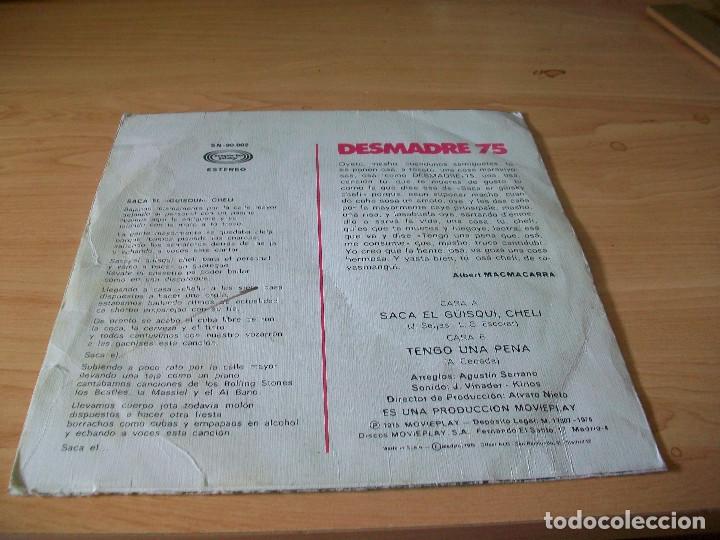 Discos de vinilo: Desmadre 75 45rpm - Foto 2