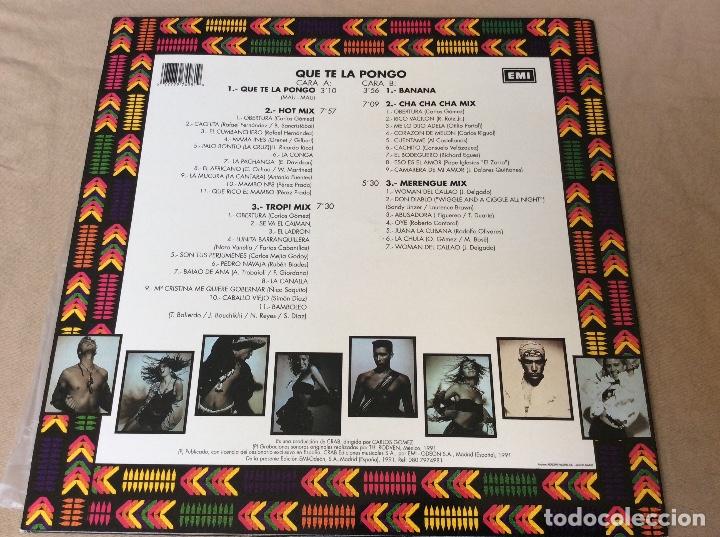 Discos de vinilo: GARIBALDI.  QUE TE LA PONGO - EMI 1991. - Foto 2