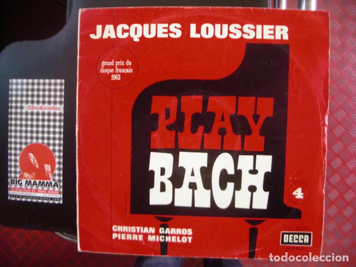 Discos de vinilo: JACQUES LOUSSIER - PLAY BACH - Foto 1