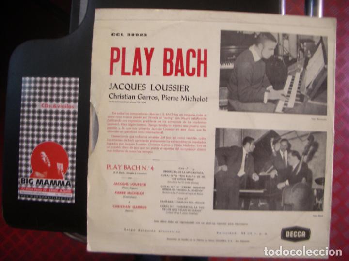 Discos de vinilo: JACQUES LOUSSIER - PLAY BACH - Foto 2