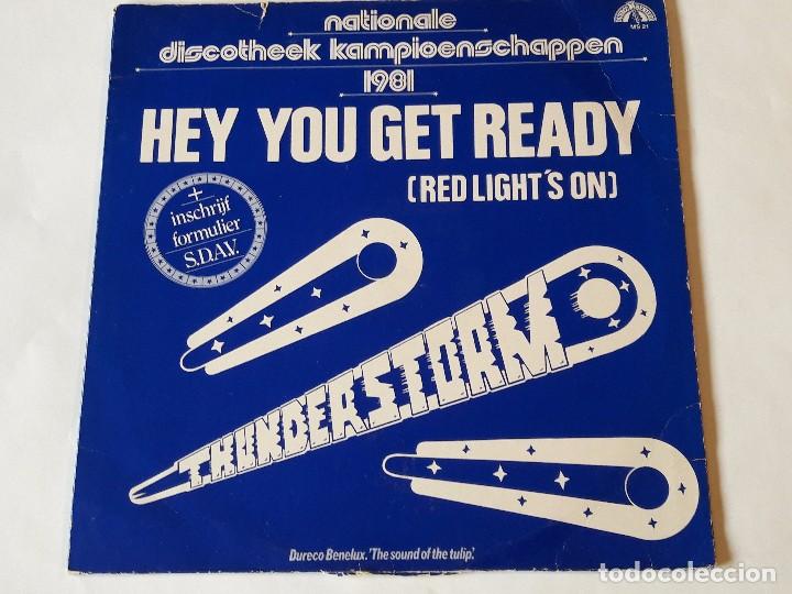 Discos de vinilo: Thunderstorm - Hey You Get Ready (Red Lights On) - 1981 - Foto 1