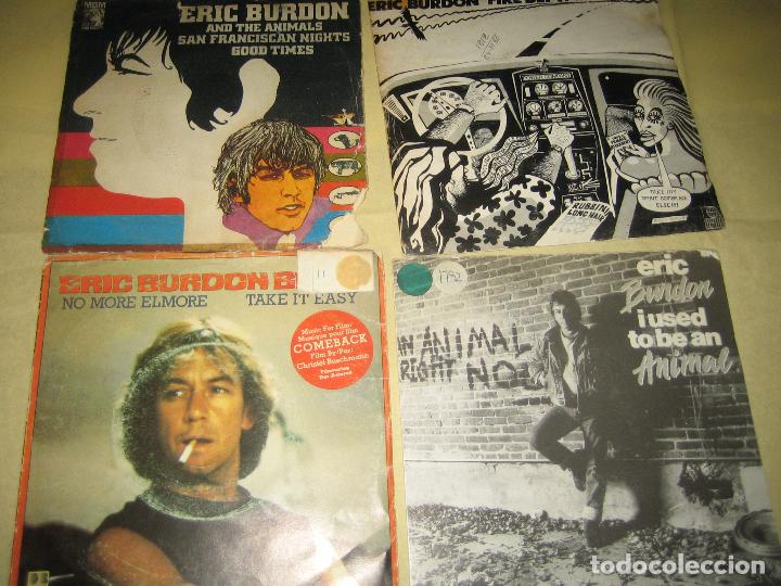 Discos de vinilo: ERIC BURDON - LOTE DE 4 SINGLES - Foto 1