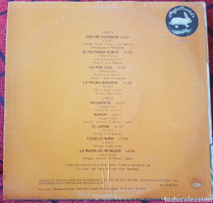 Discos de vinilo: Salsa Merengue LA TERRIFICA LP VENEZUELA - Foto 2