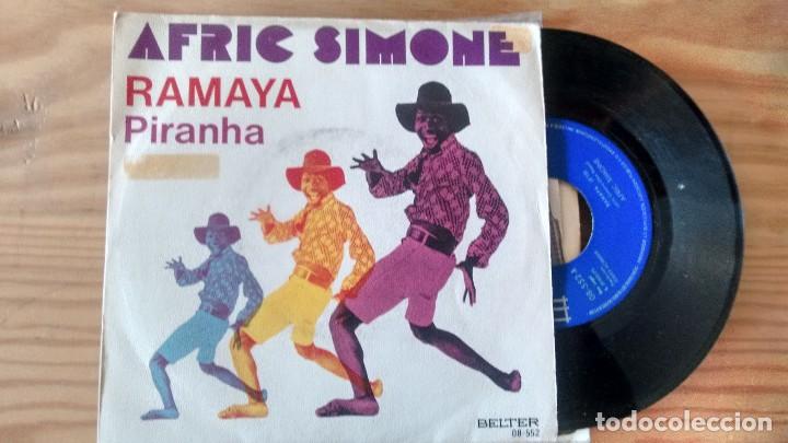 Discos de vinilo: SINGLE (VINILO) DE AFRIC SIMONE A&Ntilde;OS 70 - Foto 1