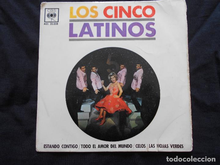 Discos de vinilo: LOS CINCO LATINOS // ESTANDO CONTIGO + 3 - Foto 1