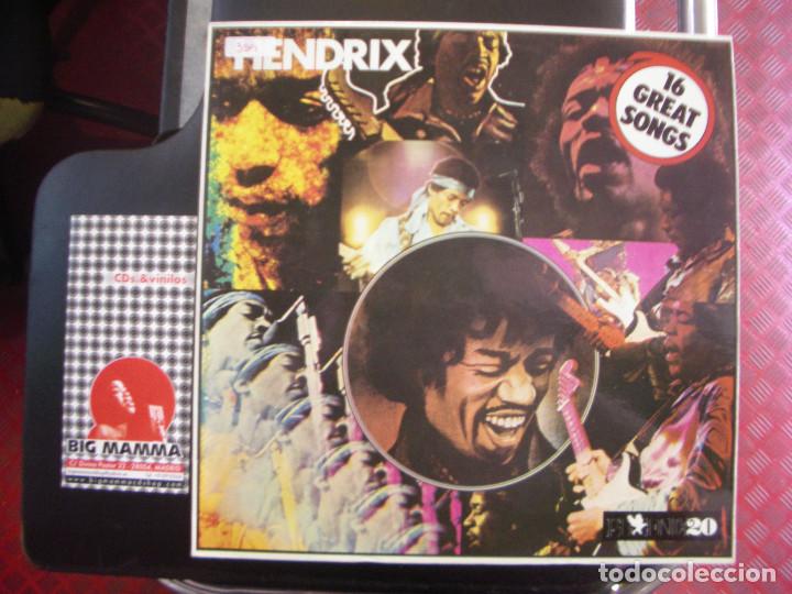 Discos de vinilo: JIMI HENDRIX 16 GREATEST SONGS. LP - Foto 1