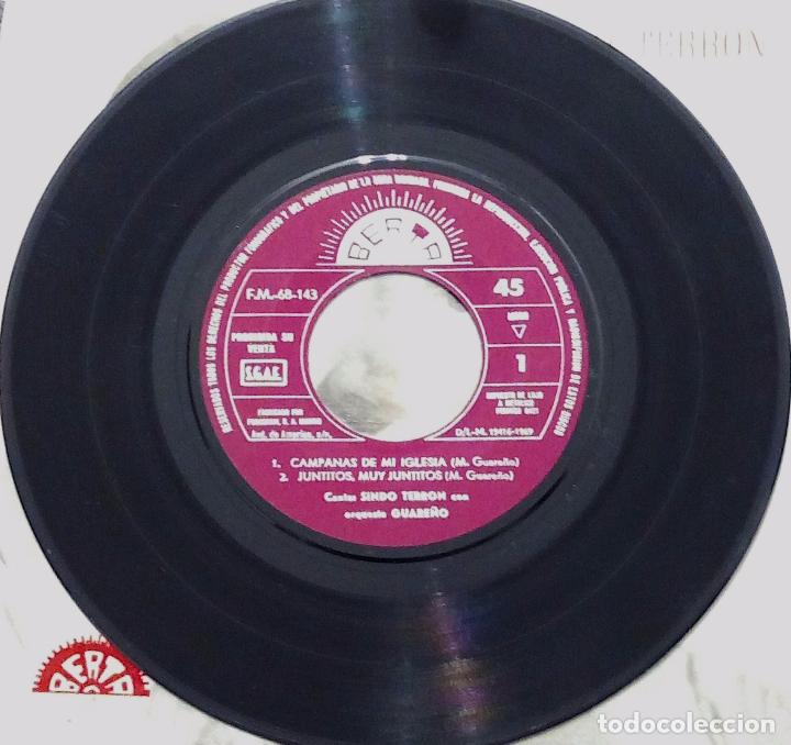 Discos de vinilo: EP SINDO TERRON - CAMPANAS DE MI IGLESIA + 3 - BERTA 1969. - Foto 3