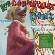 Discos de vinilo: LOS CARNAVALES DE CADIZ VOL 1 LOS ANTICUARIOS,LA FANTASIA...EP RF-2299, BUEN ESTADO. Lote 84689216
