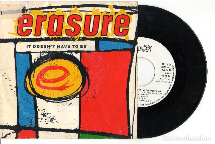 Discos de vinilo: Single Erasure - It Doesnt Have To Be - Mute 1987 - Foto 1
