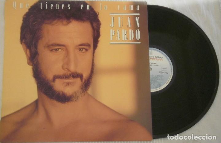 Discos de vinilo: LP	Que Tienes En La Cama	Juan Pardo	LP	HISPAVOX	1986 - Foto 1