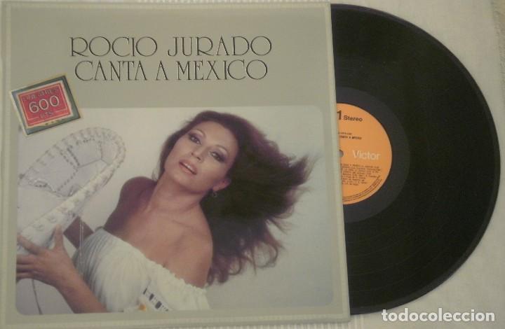 Discos de vinilo: Lp rocio jurado canta a mexico como nuevo - Foto 1