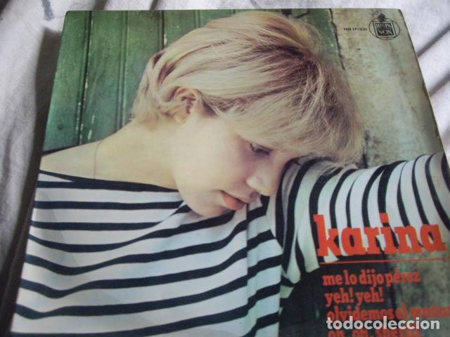 Discos de vinilo: KARINA-ME LO DIJO PEREZ-EP - Foto 1