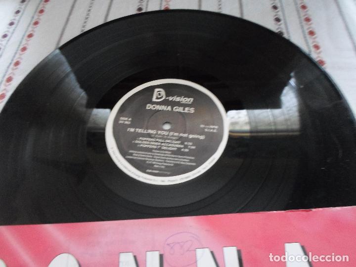 Discos de vinilo: DONNA GILES AND I&acute;M TELLING YOU - Foto 2