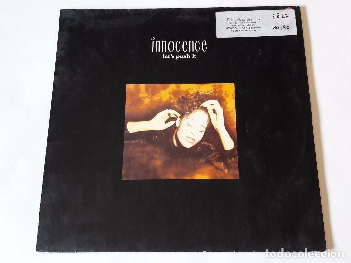 Discos de vinilo: Innocence - Lets Push It - 1990 - Foto 1