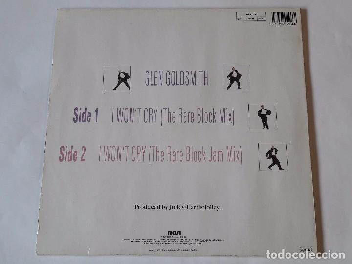 Discos de vinilo: Glen Goldsmith - I Wont Cry - 1987 - Foto 2