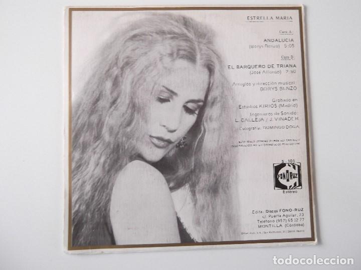 Discos de vinilo: ESTRELLA MARIA - Andaluc&iacute;a - Foto 2