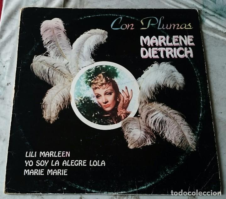 Discos de vinilo: Marlene Dietrich. Serie Con Plumas (Emi Odeon 1982) - Foto 1