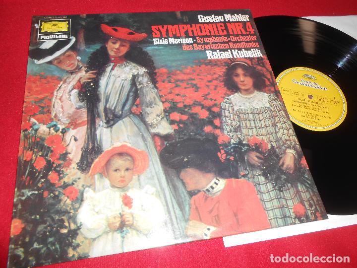 Discos de vinilo: SINFONICA RADIO BAVIERA RAFAEL KUBELIK GUSTAV MAHLER SINFONIA N&ordm; 4 LP 1984 EDICION ESPA&Ntilde;OLA SPAIN