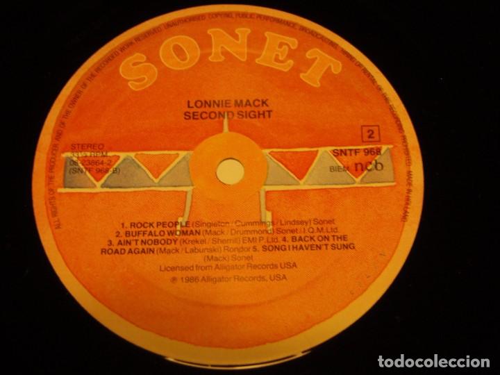 Discos de vinilo: LONNIE MACK ( SECOND SIGHT ) 1986-HOLANDA LP33 SONET - Foto 5