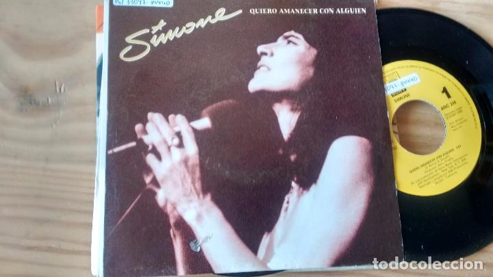Disques de vinyle: SINGLE (VINILO)-PROMOCION-DE SIMONE A&Ntilde;OS 90