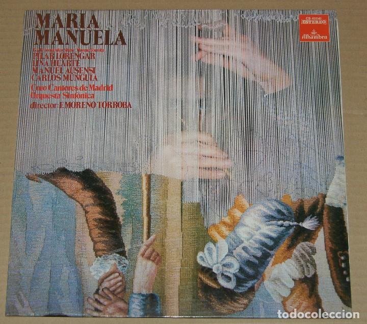 Discos de vinilo: F. MORENO TORROBA - MARIA MANUELA - Foto 1