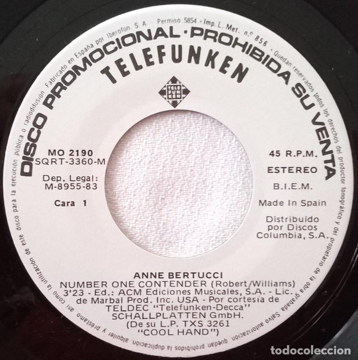 Discos de vinilo: Anne Bertucci, Number One, Contender , MO 2190 - Foto 3