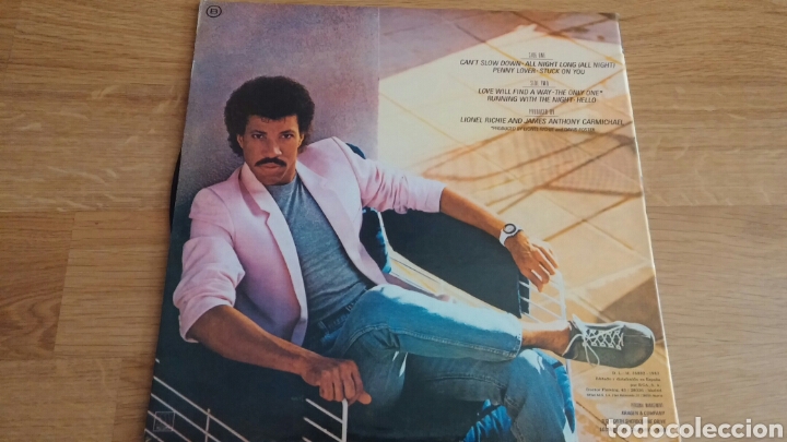 Discos de vinilo: CAN&acute;T SLOW DOWN. Lionel Richie - Foto 2