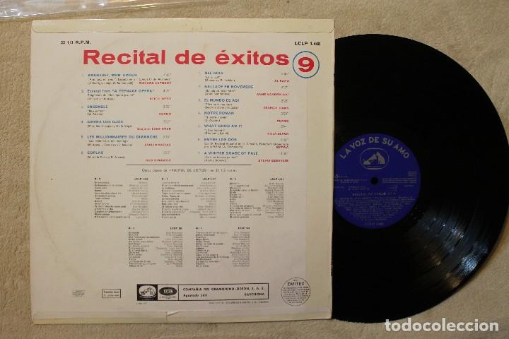 Discos de vinilo: RECITAL DE EXITOS LP VINILO MADE IN SPAIN 1967 - Foto 2
