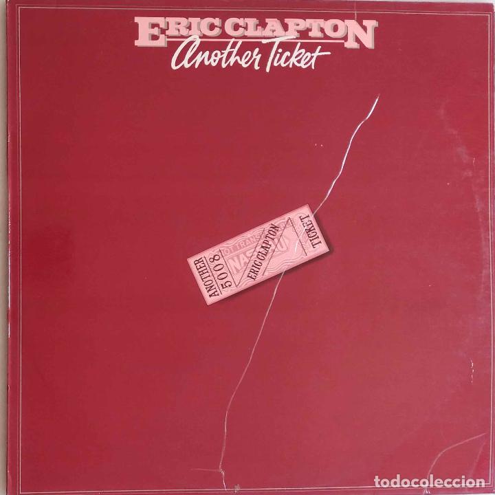Discos de vinilo: ERIC CLAPTON, ANOTHER TICKET. LP ESPA&Ntilde;A ORIGINAL CON FUNDA INTERIOR CON LETRAS - Foto 1