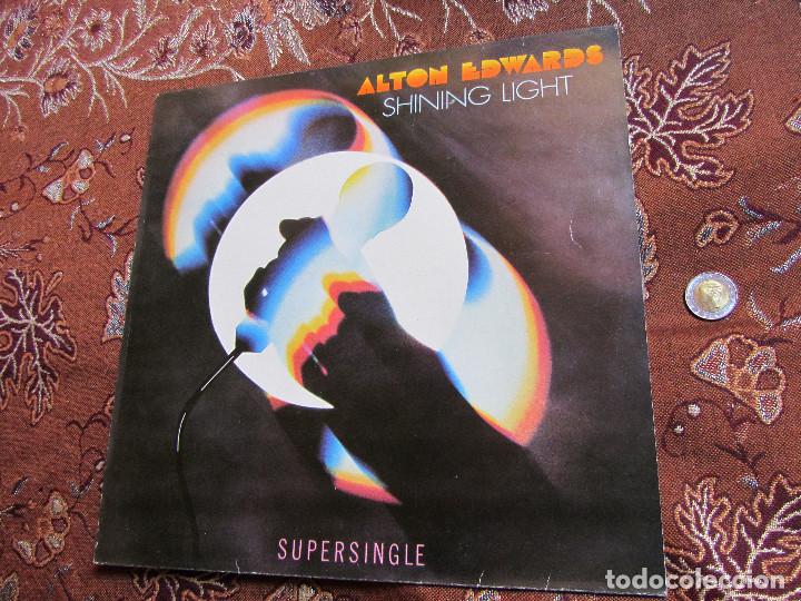 Discos de vinilo: ALTON EDWARDS- MAXI-SINGLE DE VINILO-TITULO SHINING LIGHT- 2 TEMAS- ORIGINAL DEL 82- NUEVO - Foto 1