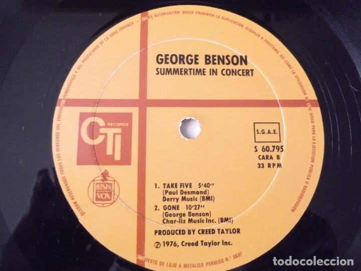 Discos de vinilo: GEORGE BENSON - Summertime in concert - Foto 2