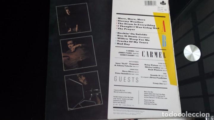 Discos de vinilo: LP CARMEL: THE DRUM IS EVERY THING - Foto 2