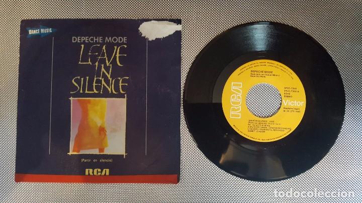 Discos de vinilo: Depeche Mode. Leave in Silence. Partir en Silencio. Editado en 1982