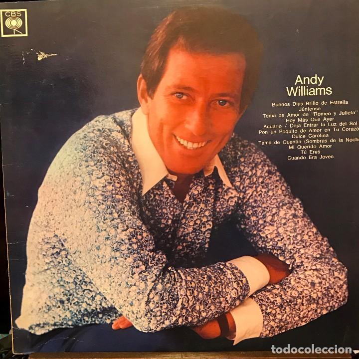 Discos de vinilo: LP argentino de Andy Williams a&ntilde;o 1969 - Foto 1