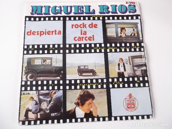 Discos de vinilo: MIGUEL RIOS - Despierta  /  Rock de la carcel - Foto 1