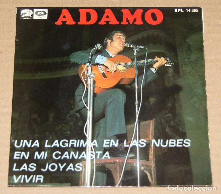 Discos de vinilo: ADAMO - UNA LAGRIMA EN LAS NUBES + 3 - 1968 - Foto 1