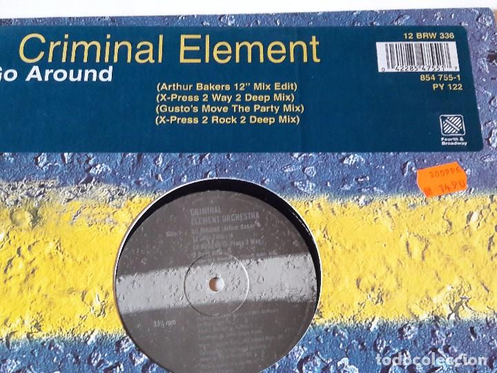 Discos de vinilo: Criminal Element Orchestra - Go Around - 1996 - Foto 1