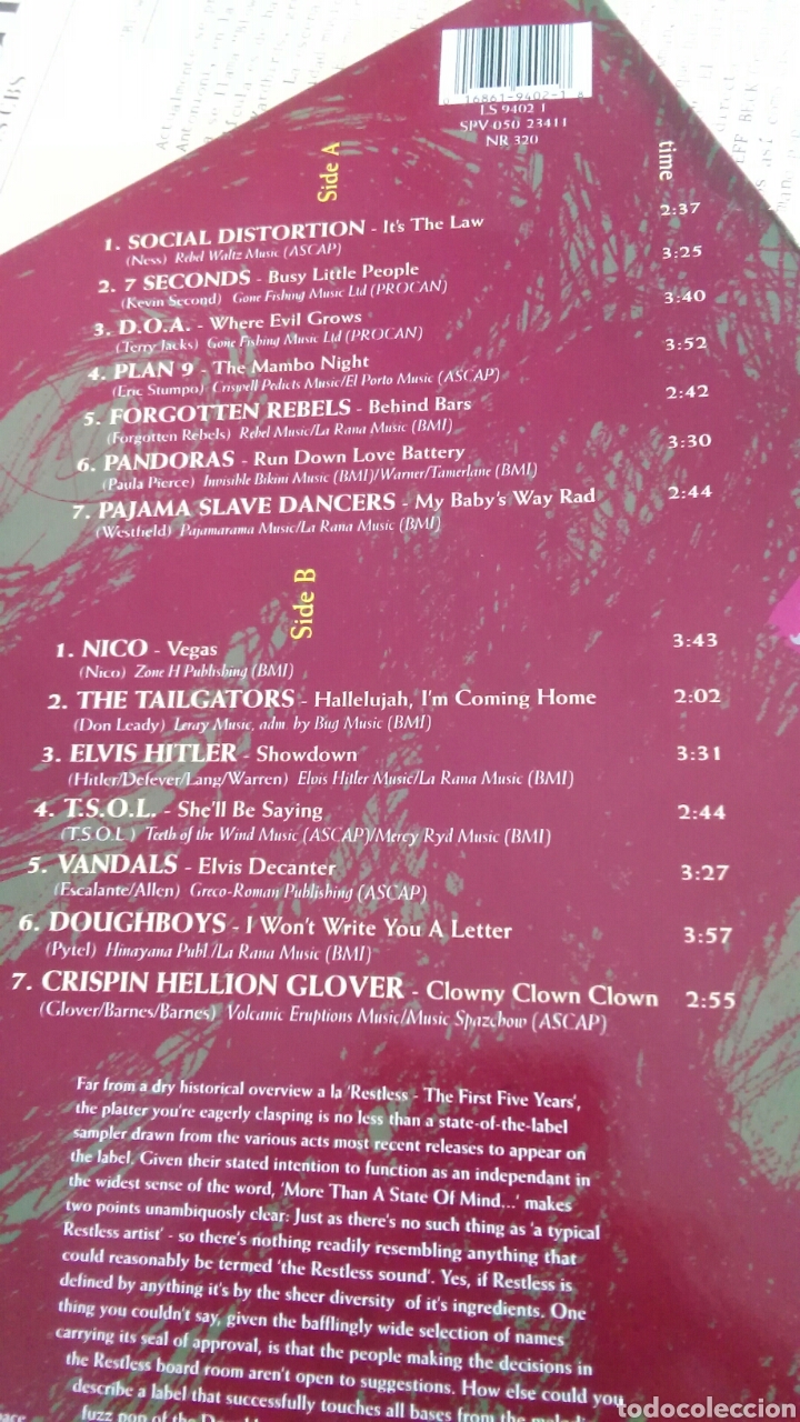 Discos de vinilo: More than a state of mind lp .holanda 1990 - Foto 2