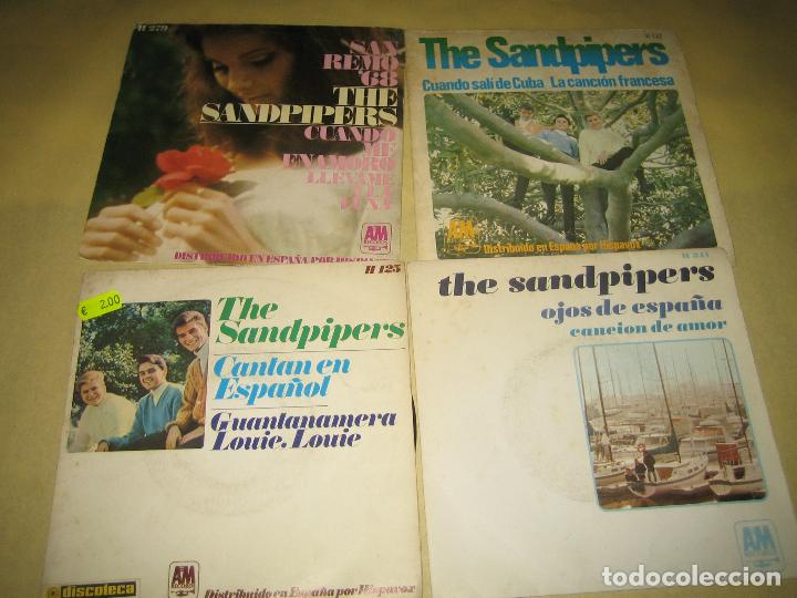 Discos de vinilo: THE SANDPIPERS - LOTE DE 4 SINGLES - Foto 1