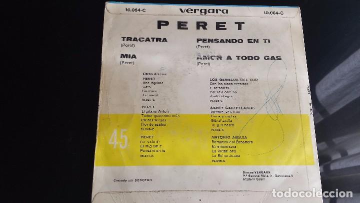 Discos de vinilo: SG PERET: S/T - Foto 2