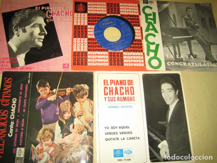 Discos de vinilo: CHACHO - LOTE DE 5 SINGLES - Foto 1