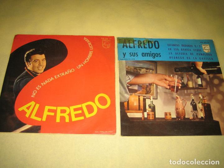 Discos de vinilo: ALFREDO - LOTE DE DOS SINGLES - Foto 1