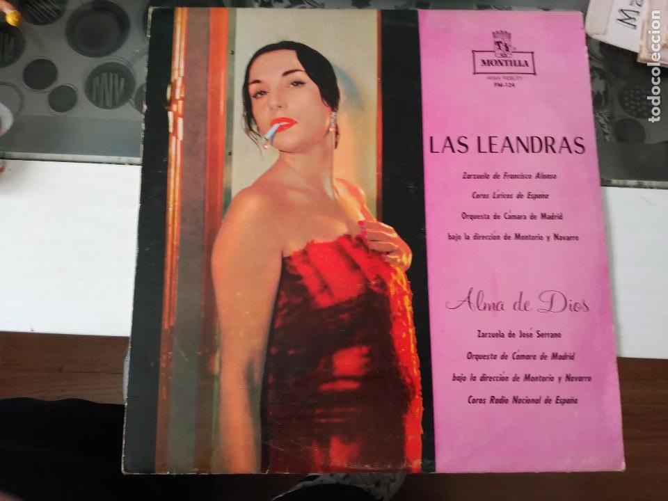 Discos de vinil: LP LAS LEANDRAS + ALMA DE DIOS ( PASATIEMPO COMICO + ZARZUELA )