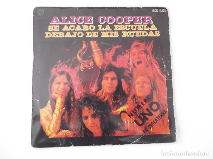 Discos de vinilo: ALICE COOPER - Se acab&oacute; la escuela - Foto 1