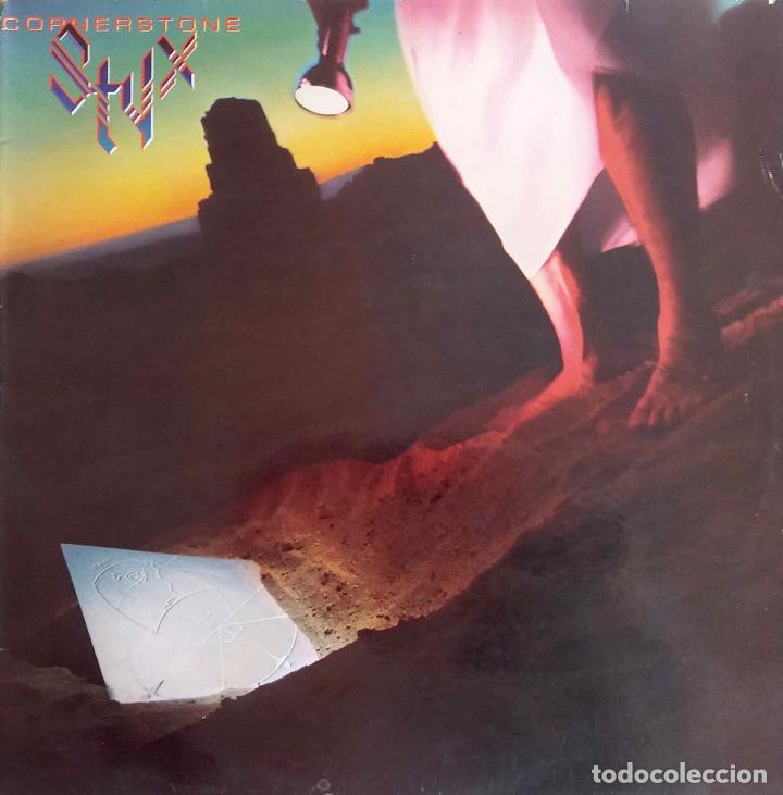 Discos de vinilo: STYX, CORNERSTONE. LP ESPA&Ntilde;A - Foto 1