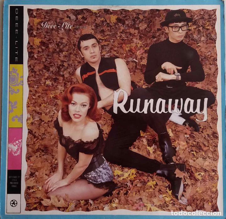 Discos de vinilo: DEEE - LITE. RUNAWAY. MAXI SINGLE FRANCIA 4 TEMAS - Foto 1