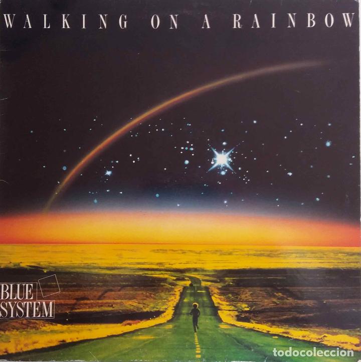 Discos de vinilo: BLUE SYSTEM. WALKING ON A RAINBOW. MAXI SINGLE 6 TEMAS ESPA&Ntilde;A - Foto 1