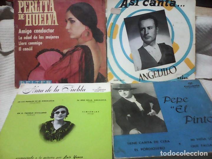 Discos de vinilo: Cuatro hidolos del flamenco