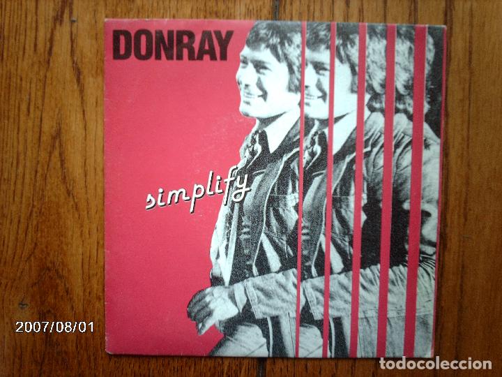 Discos de vinilo: donray  -  simplify  + stop your runnin