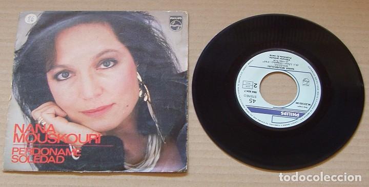 Discos de vinilo: Nana Mouskouri - Perd&oacute;name + soledad (Philips, 1986) - Foto 1